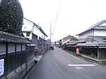 加茂地区の街並み 兎並字船屋で撮影