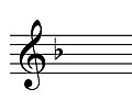 Thumbnail for File:Key Signature F major.jpg