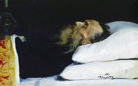 «Микола Костомаров на смертному ложі», 1885