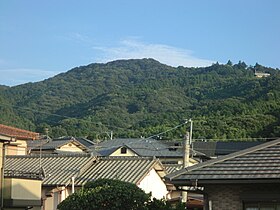 高良山神籠石（高良山城）のある高良山