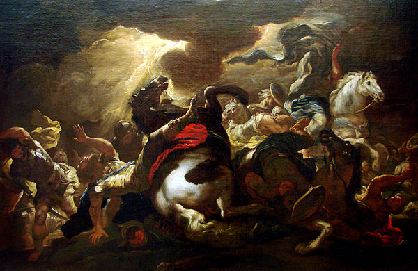 The Conversion of Saint Paul, Luca Giordano, 1690, Museum of Fine Arts of Nancy