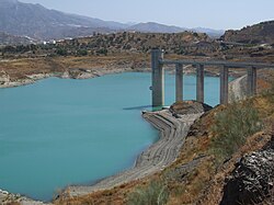 Skyline of Viñuela