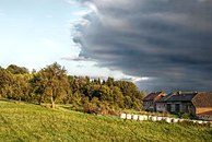 Bäuerliche Landschaft in Puchenau, HDR