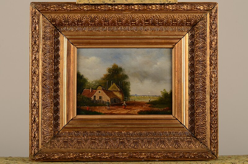 File:Laurens Plas - Landschap met boerenwoning - 020536 - Stedelijk Museum Alkmaar.jpg