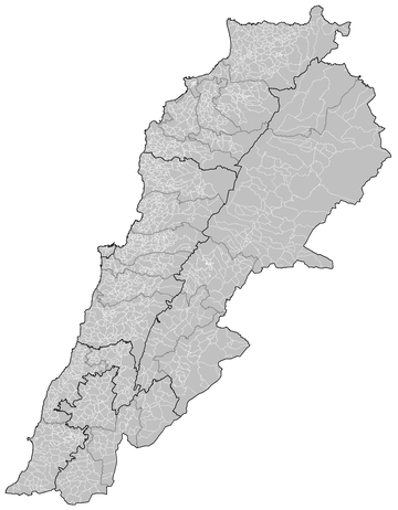 قائمة بلديات لبنان