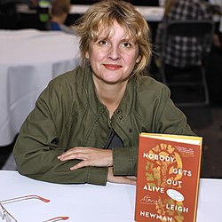 Newman at the 2022 Texas Book Festival