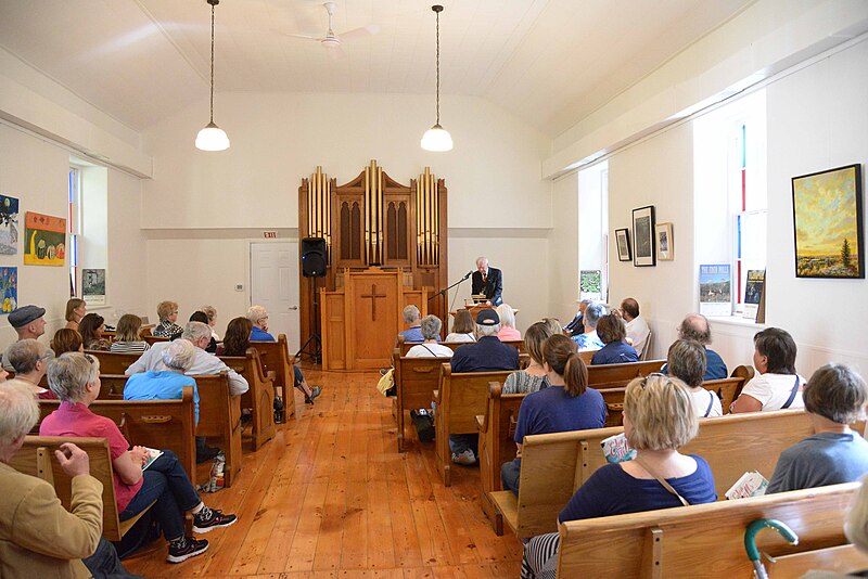 File:Leon Rooke reading in Rivermead - 2016 (DanH-7640).jpg