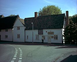 Straatbeeld in Little Abington