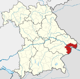 Circondario di Passavia – Localizzazione