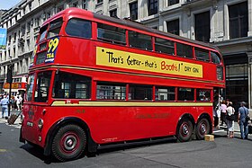Ilustrační obrázek úseku londýnského trolejbusu