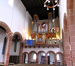 Losheim St. Peter und Paul Innen Orgelempore.JPG