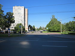 Вид от Пискарёвского проспекта