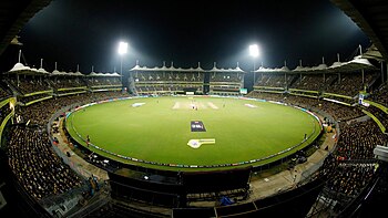 MA Chidambaram Stadium In the Night during a CSK Game.jpg