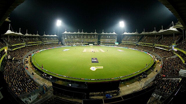 M. A. Chidambaram Stadium before an IPL match in 2023