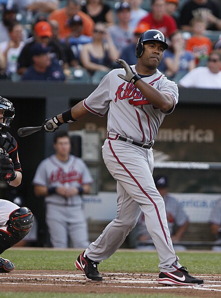 Anderson with the Braves in 2009