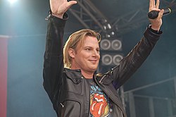 Magnus Carlsson konsertoimassa Norrköpingissä