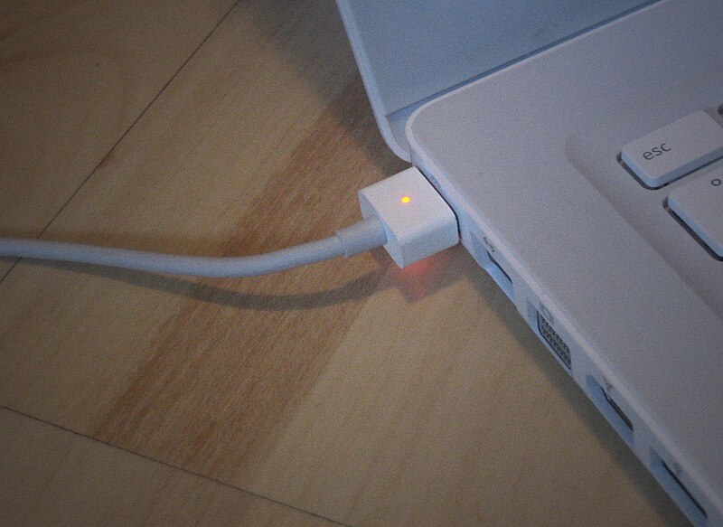 File:Magsafe charging.JPG