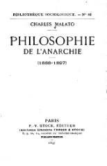 Charles Malato, Philosophie de l’Anarchie, 1897    