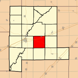 Map highlighting Otego Township, Fayette County, Illinois.svg