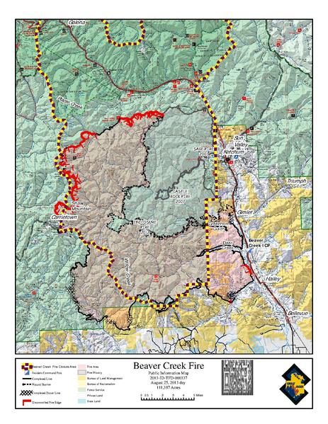 File Map Of Beaver Creek Fire And Past Fires Pdf Wikimedia Commons