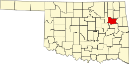 Wagoner County - Carte