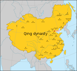 Qing hanedanı haritası 18c.svg