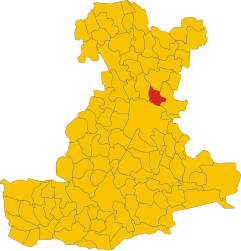 Cadoneghe - Mapa