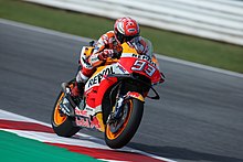 What was Marc Marquez riding and is it similar to MotoGP™?