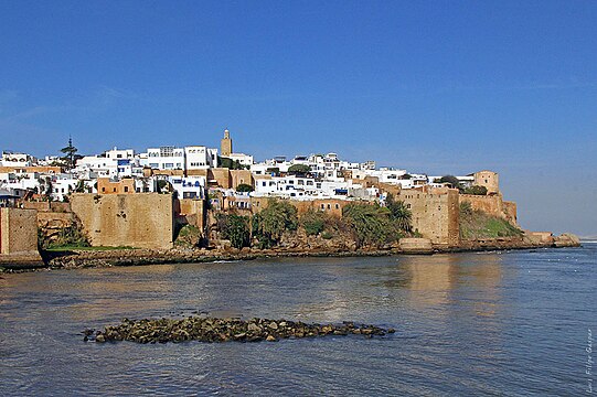The Kasbah of the Udayas, seen from the river