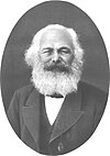 Karl Marx (1818-1883) published a critique of political economy. Marx old.jpg