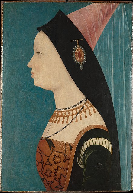 Portrait of Mary, Duchess of Burgundy, painted by Master H.A. or A.H., 1528.