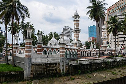 Bagaimana untuk pergi ke Masjid Jamek Kuala Lumpur dengan pengangkutan awam - Tentang tempat tersebut