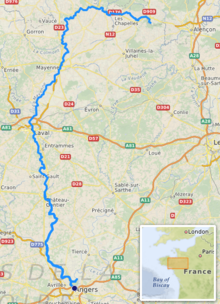 Map Of Mayenne Region France Mayenne (River) - Wikipedia