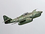 Ludwig Bolkow, instrumental in the development of the Me 262. Me 262 flight show at ILA 2006 (cropped).jpg