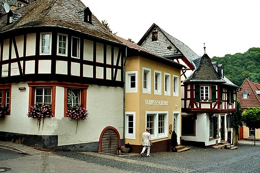 Meisenheim, Häuserzeile in der Amtsgasse