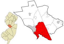 Location in Mercer County and the state of New Jersey. Interactive map of Hamilton Township, New Jersey