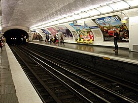 Panoramica delle banchine verso Porte Dauphine.