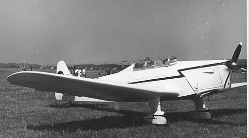 Miles M.14A Hawk Trainer Coupe G-AJRT Yeadon 05.55