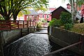 Mill race at the Mission Mill Museum.