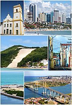 Natal - Praia de Ponta Negra - Brazylia