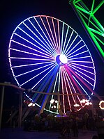 The Giant Wheel at Morey's Piers in Wildwood, New Jersey.