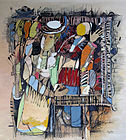 «Մայր և որդի», 2004, կտավ, յուղաներկ, 120x160 սմ