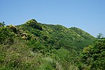 Gunung Kishidake dari jalan gunung di Hieda, Kitahata.jpg