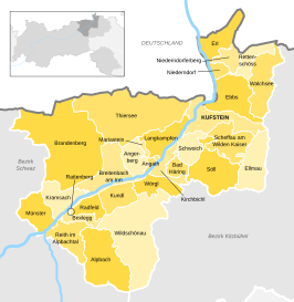 Kaart van Kufstein