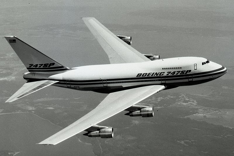 File:N747SP Boeing 747SP inflight over land.jpg