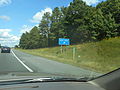 The entrance to the northbound Ladysmith Rest Area on I-95...