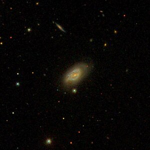 NGC 7511 with 2MASX J23122799 + 1344523 (o) [1] SDSS image