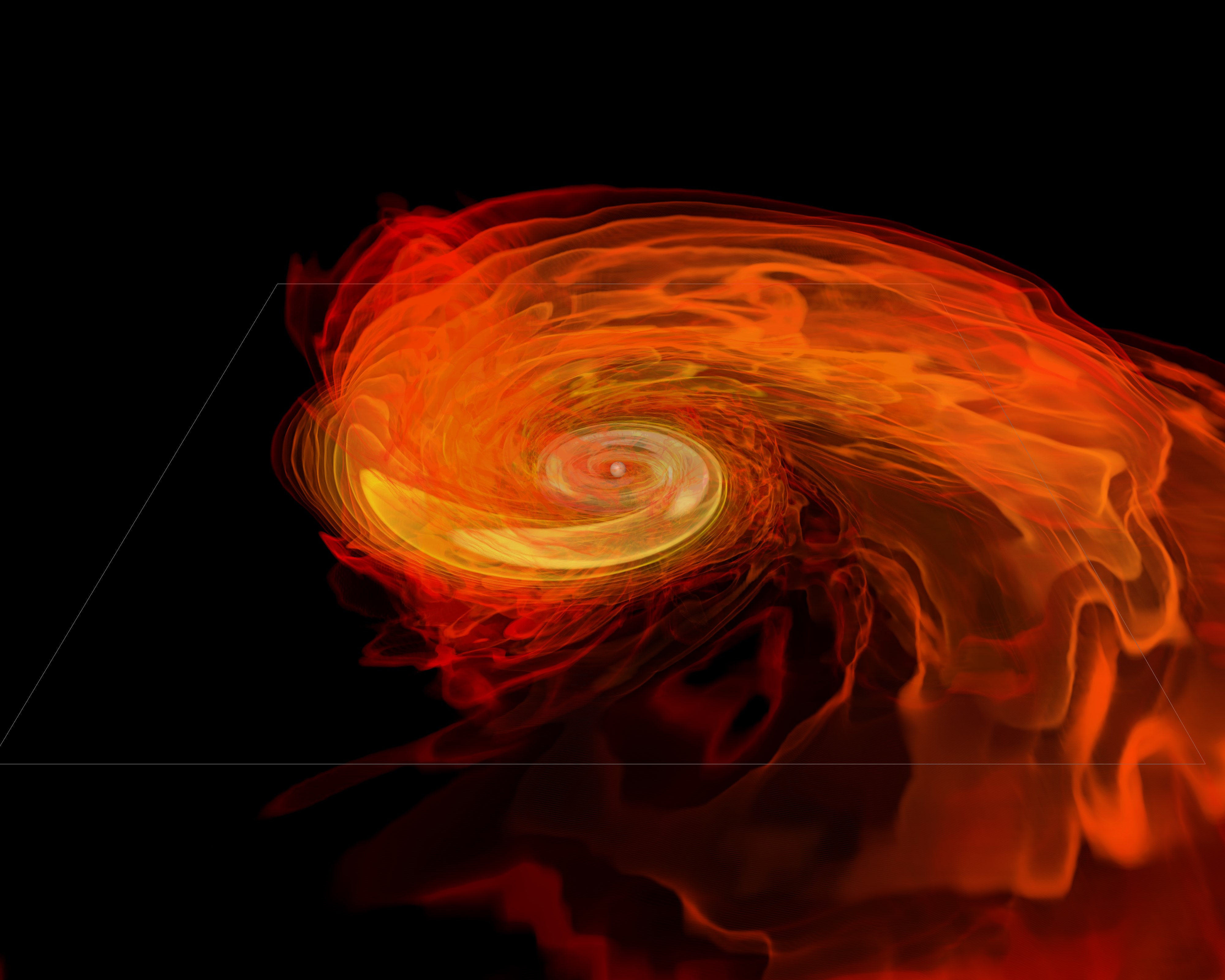 Simulation of a pair of neutron stars colliding NASA/AEI/ZIB/M. Koppitz and L. Rezzolla