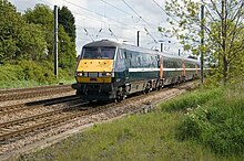 NXEC Mark 4 DVT on the East Coast Main Line NXECCLASS91.jpg