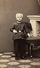 Photographie représentant Fridtjof Nansen à l'âge de quatre ans.